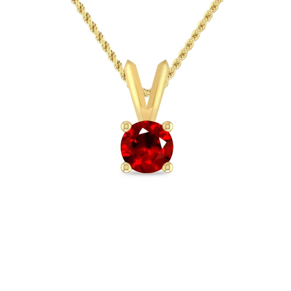 Yellow Gold - Ruby