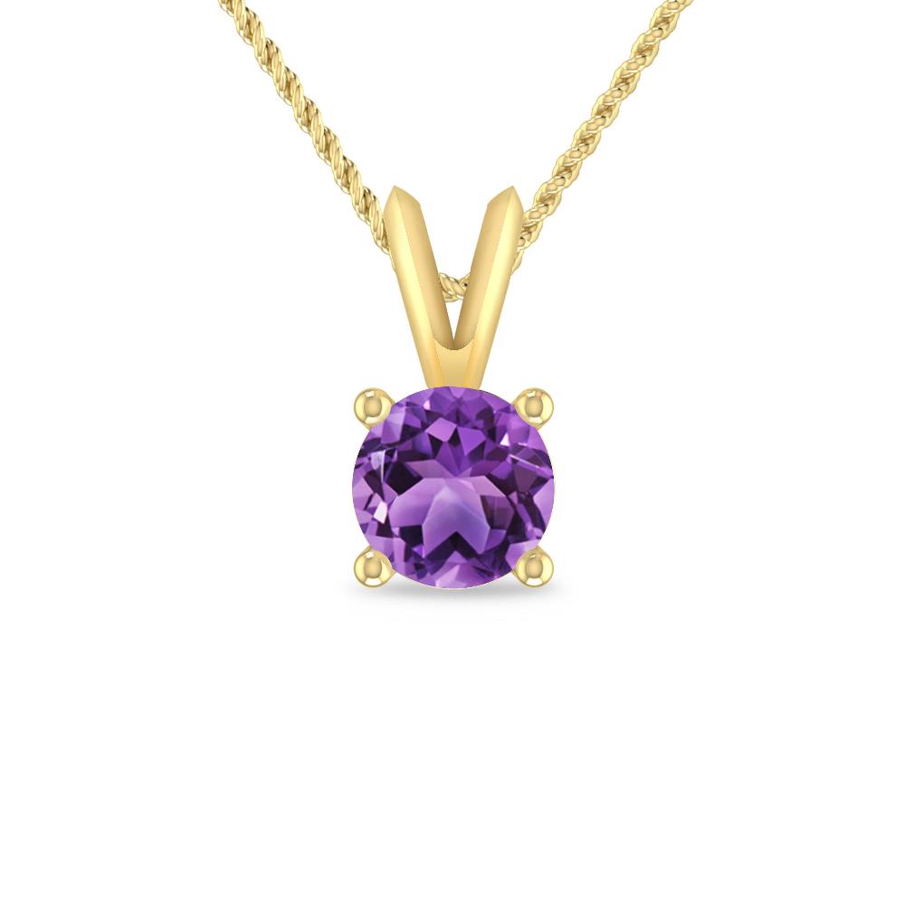 Yellow Gold - Amethyst