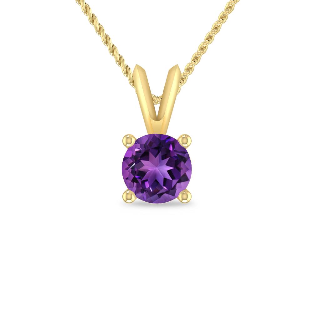 Yellow Gold - Amethyst