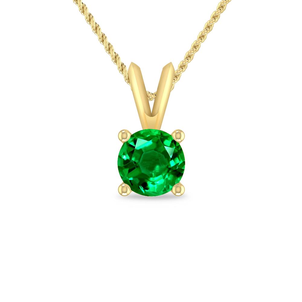 Yellow Gold - Emerald