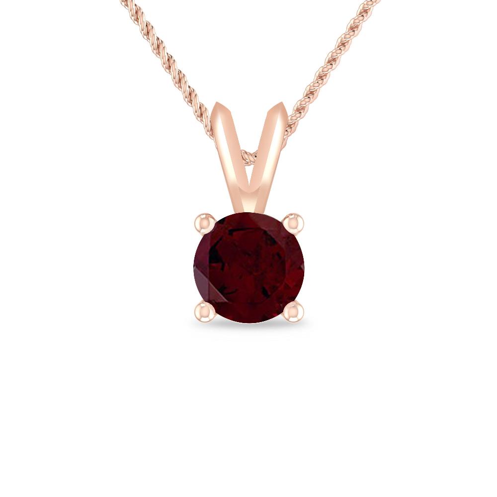 Rose Gold - Garnet