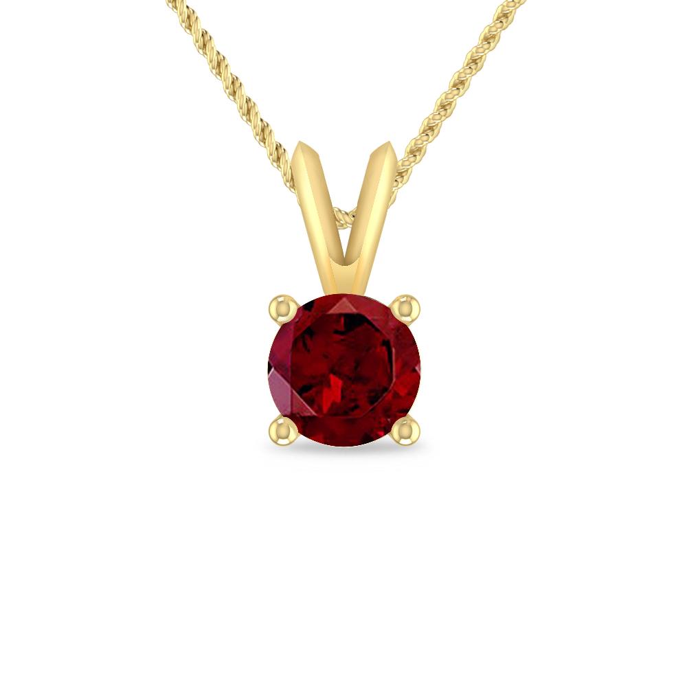 Yellow Gold - Garnet