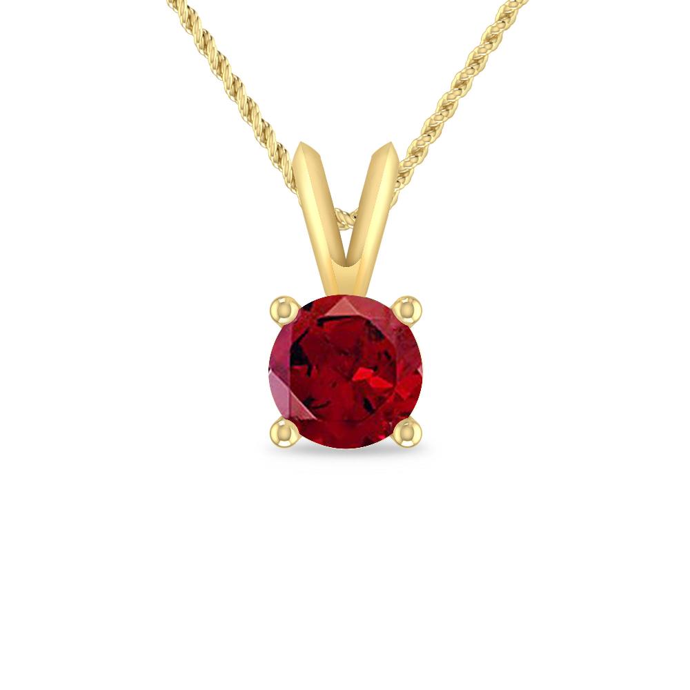 Yellow Gold - Garnet