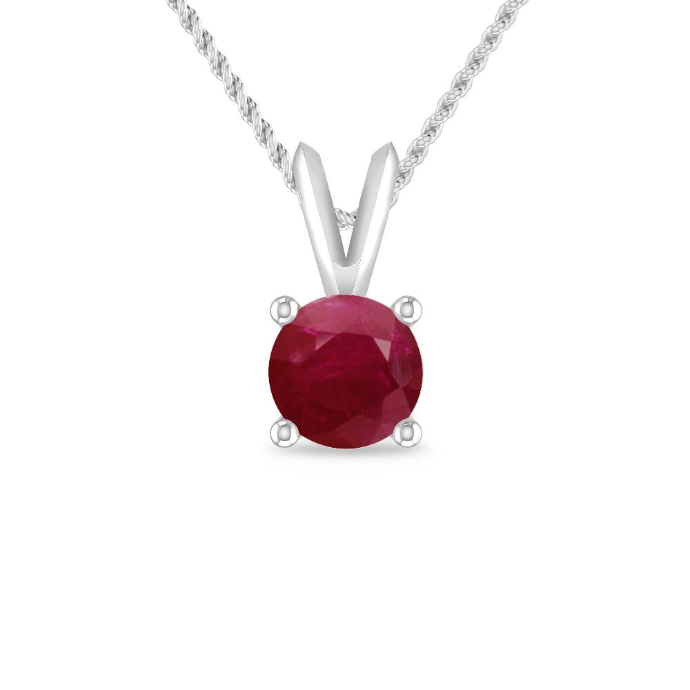 White Gold - Ruby