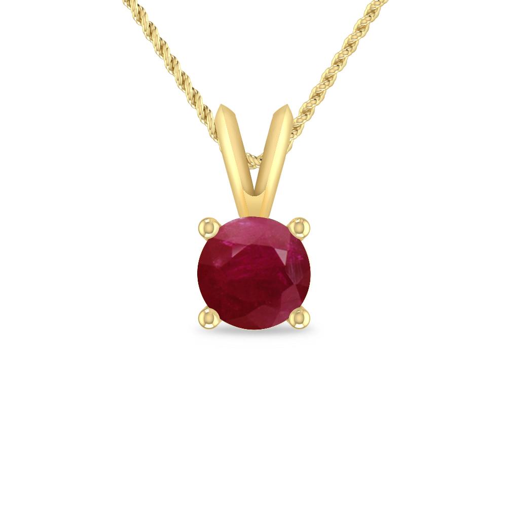 Yellow Gold - Ruby