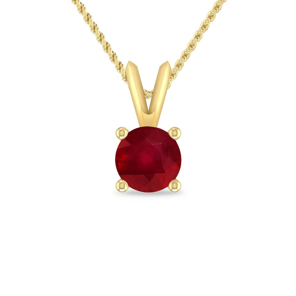 Yellow Gold - Ruby