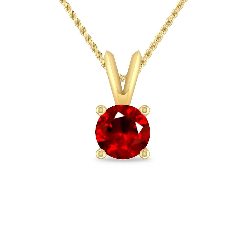 Yellow Gold - Ruby