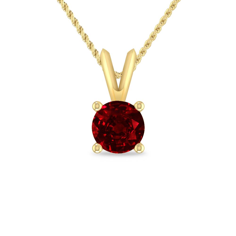 Yellow Gold - Ruby