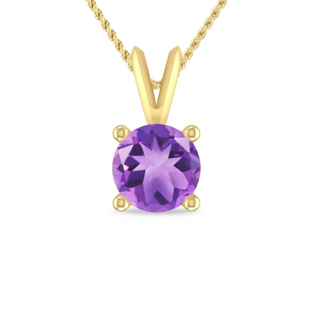 Yellow Gold - Amethyst