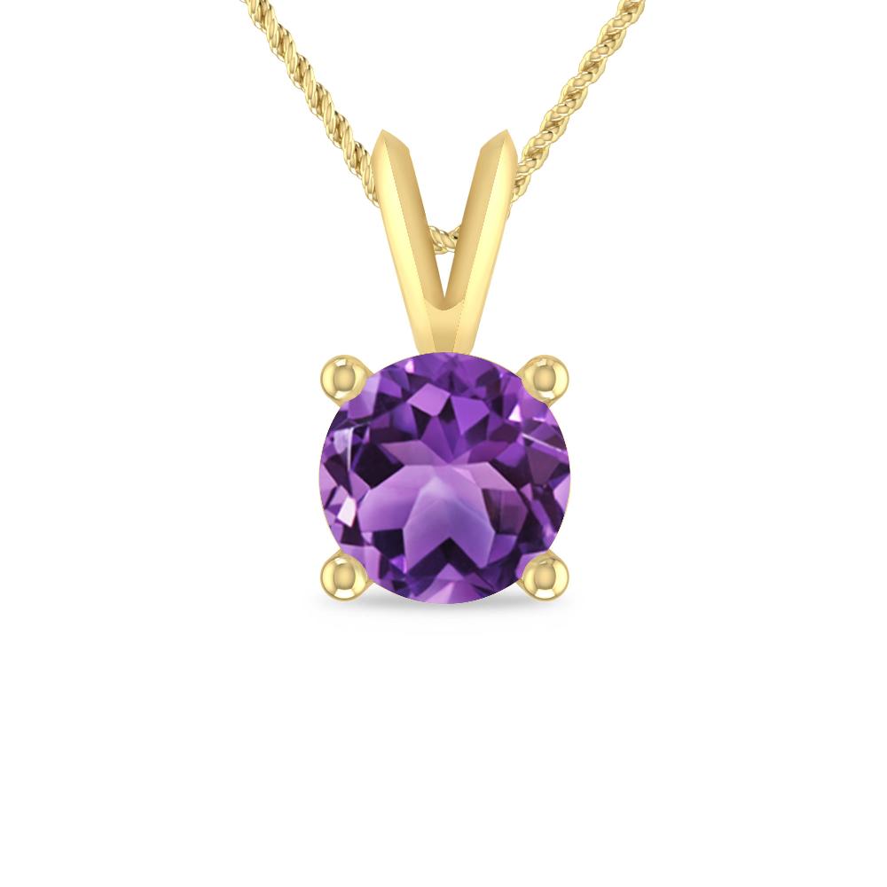 Yellow Gold - Amethyst