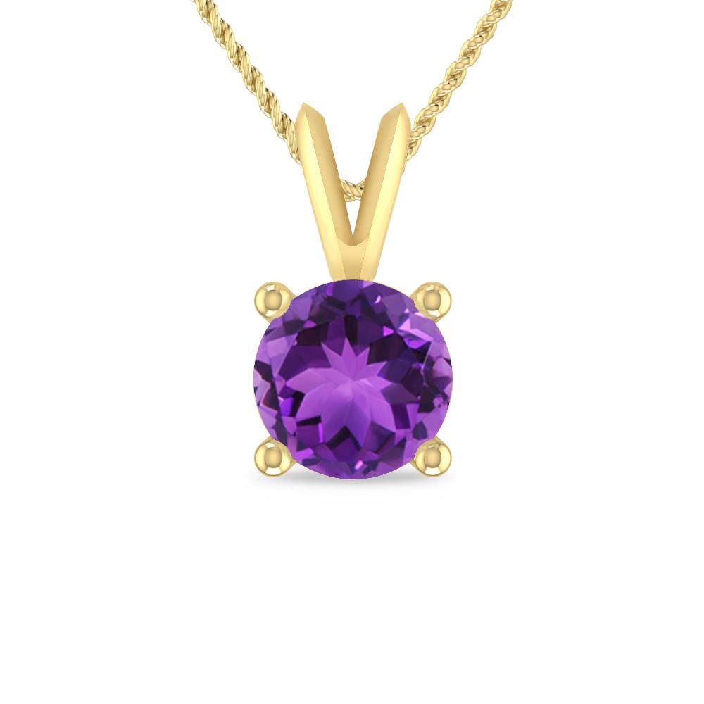 Yellow Gold - Amethyst