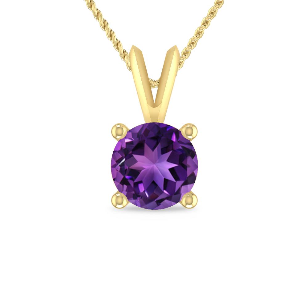 Yellow Gold - Amethyst