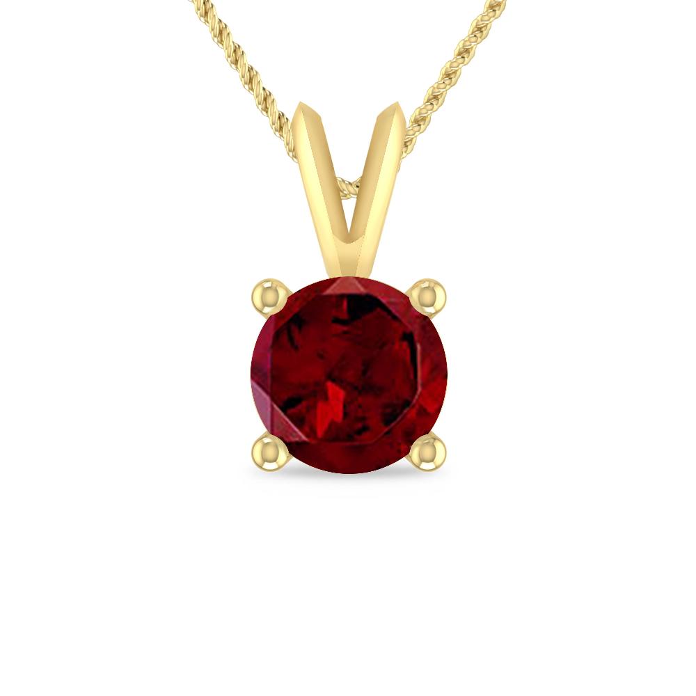 Yellow Gold - Garnet