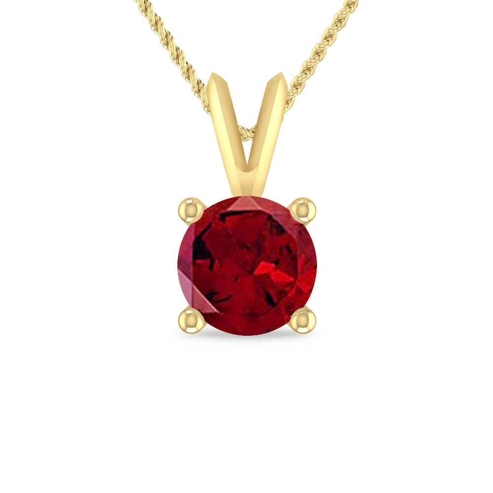 Yellow Gold - Garnet