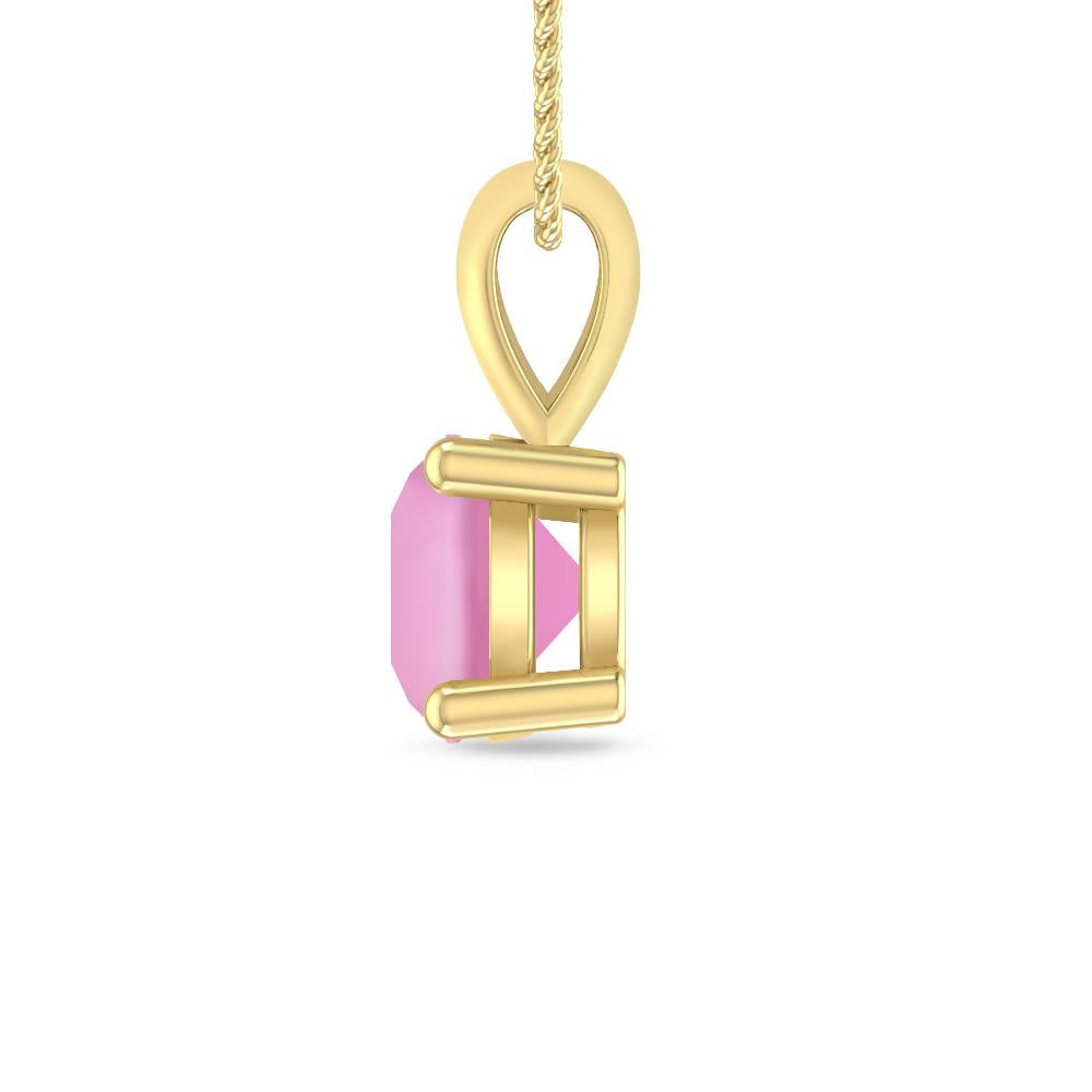 Yellow Gold - Pink Tourmaline