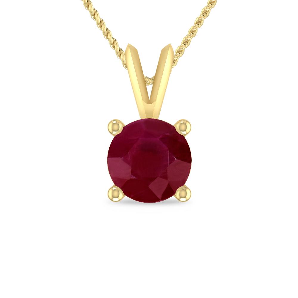 Yellow Gold - Ruby