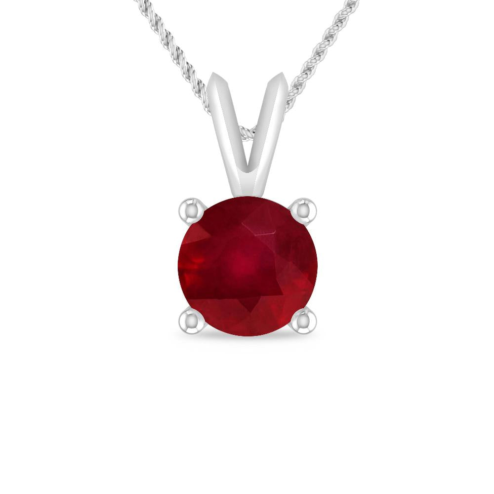 White Gold - Ruby