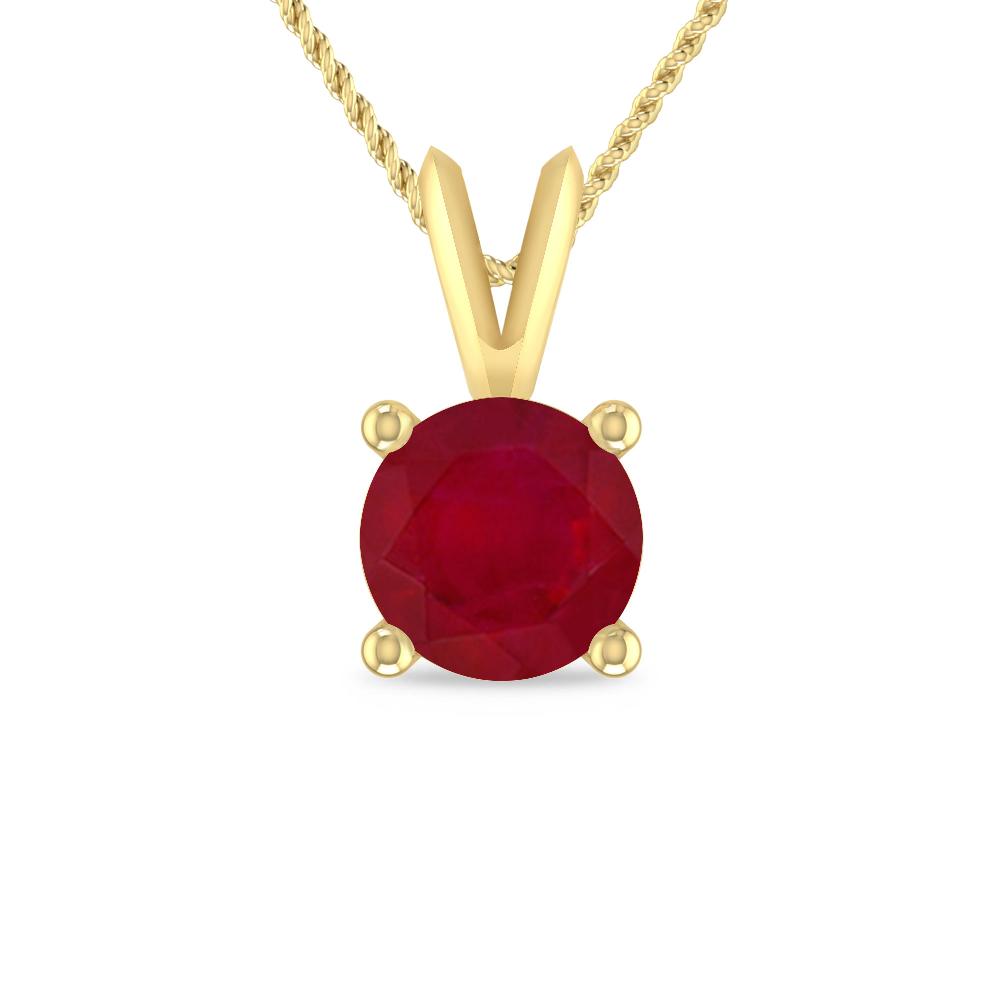 Yellow Gold - Ruby