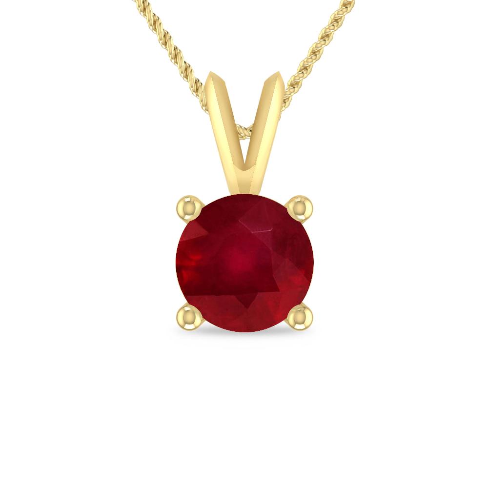 Yellow Gold - Ruby