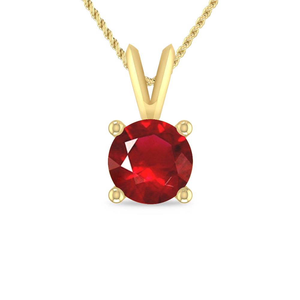 Yellow Gold - Ruby