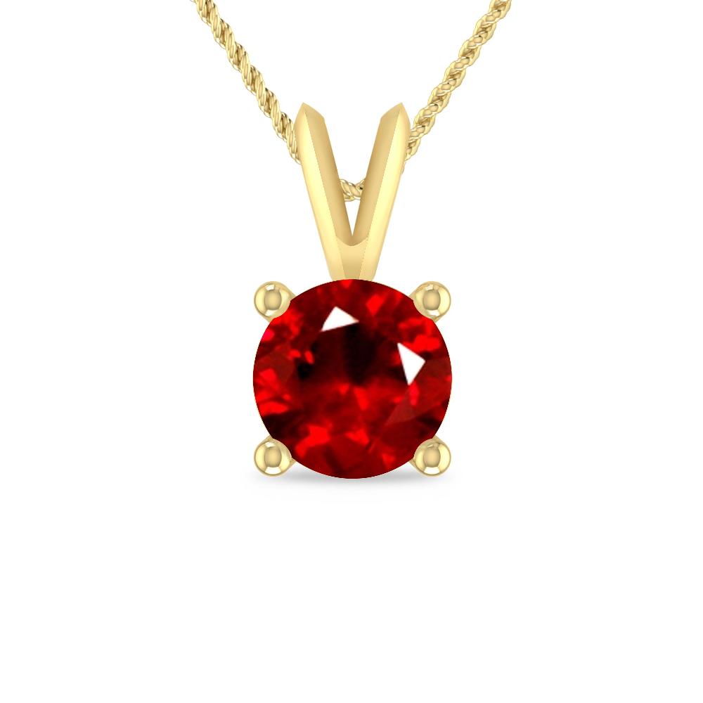 Yellow Gold - Ruby