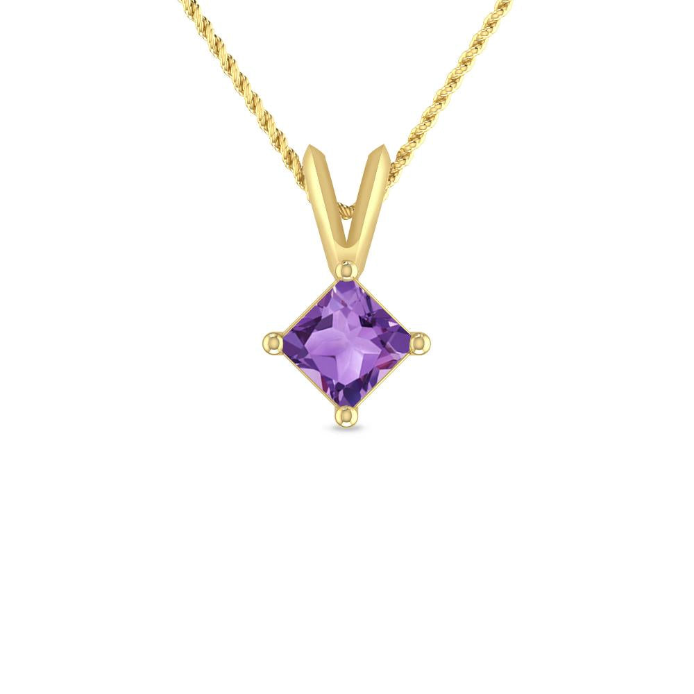 Yellow Gold - Amethyst