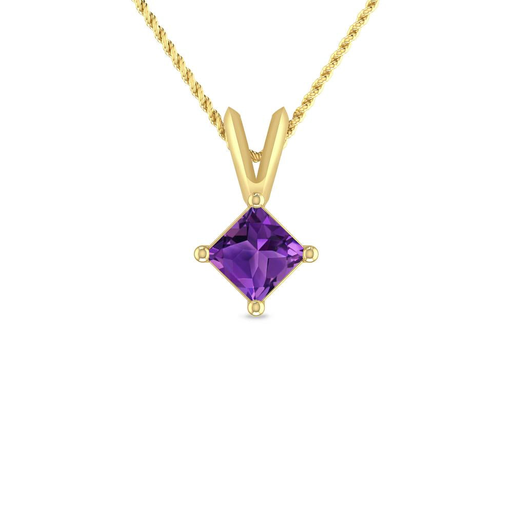 Yellow Gold - Amethyst