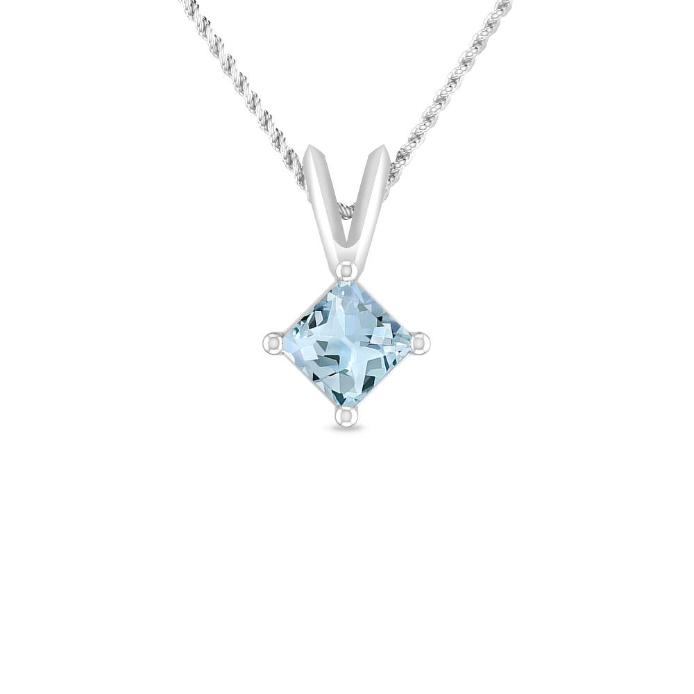 White Gold - Aquamarine