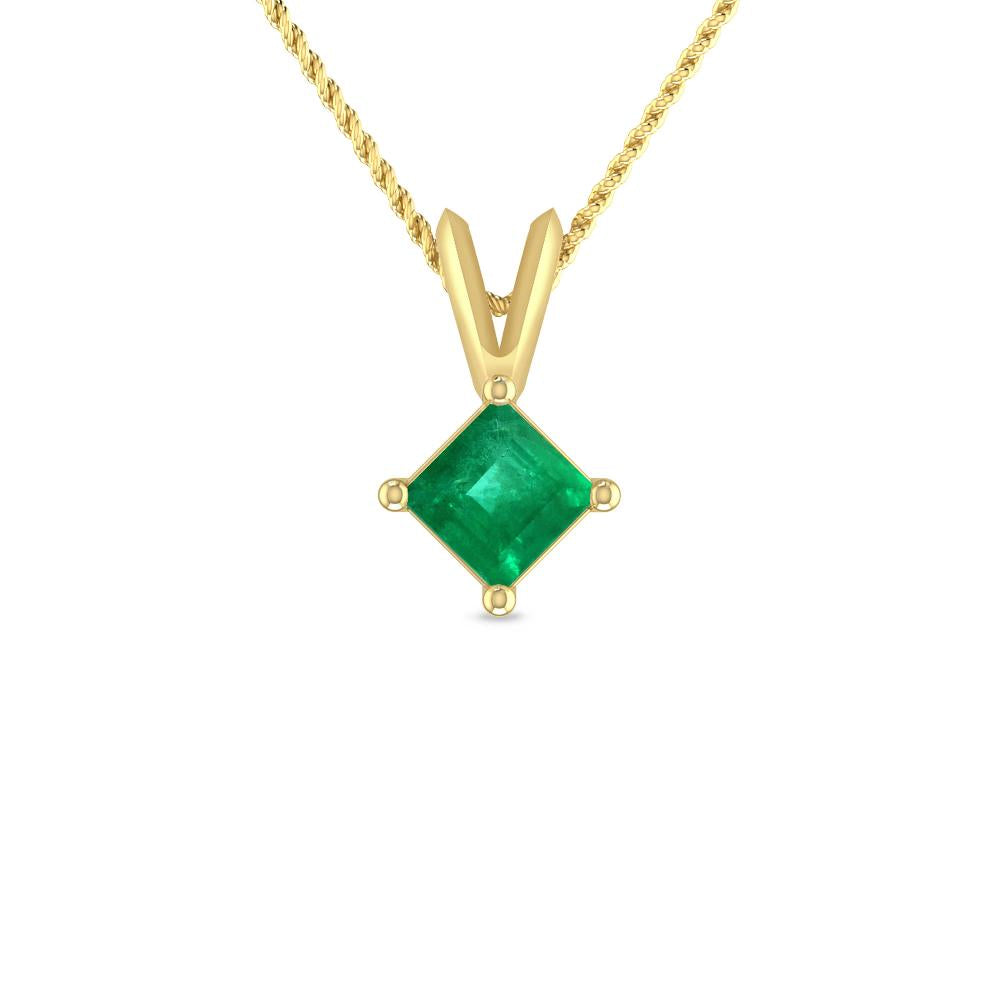 Yellow Gold - Emerald