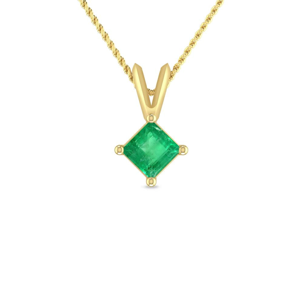 Yellow Gold - Emerald