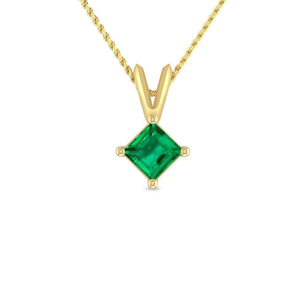 Yellow Gold - Emerald