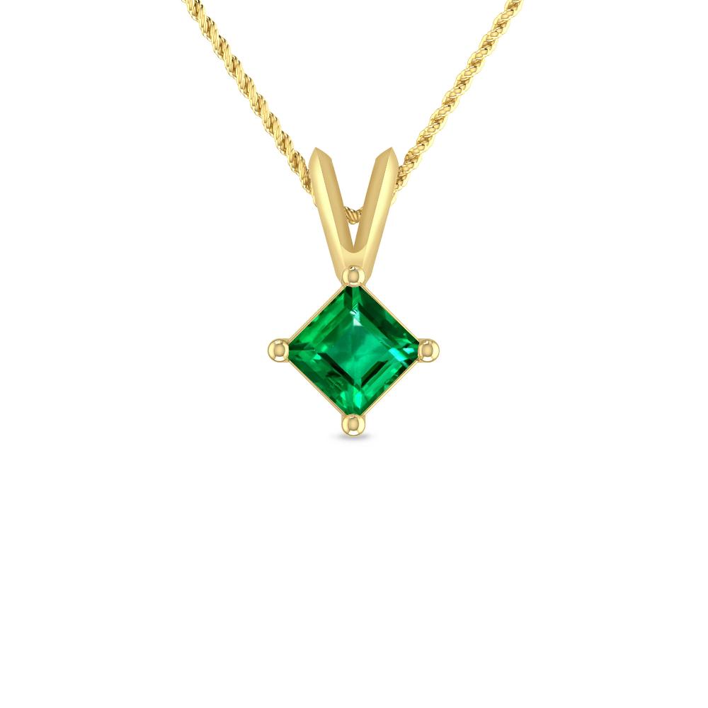 Yellow Gold - Emerald