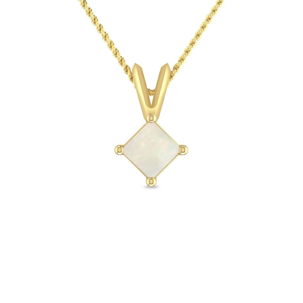 Yellow Gold - Opal