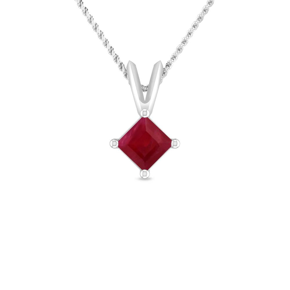 White Gold - Ruby