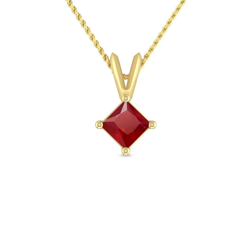 Yellow Gold - Ruby