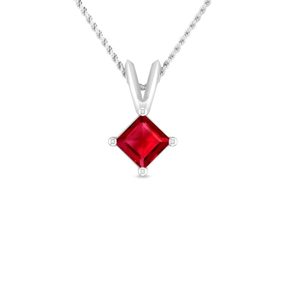 White Gold - Ruby