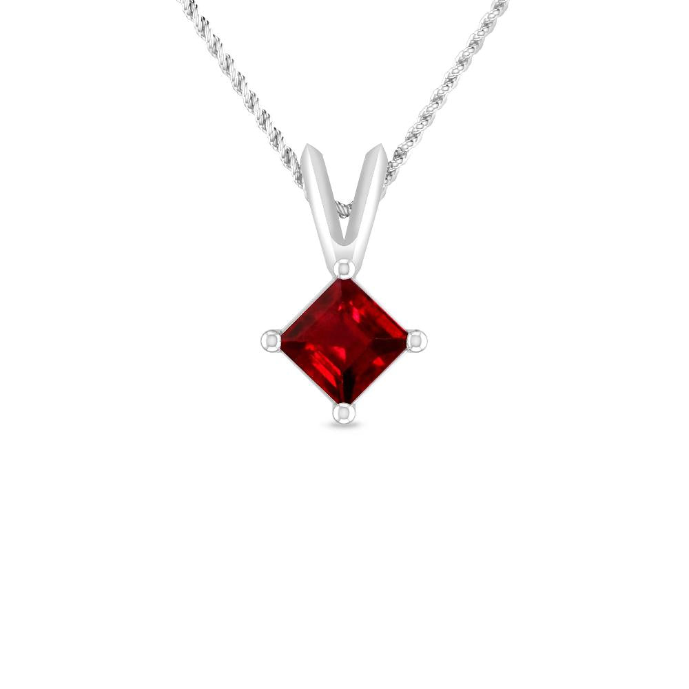 White Gold - Ruby