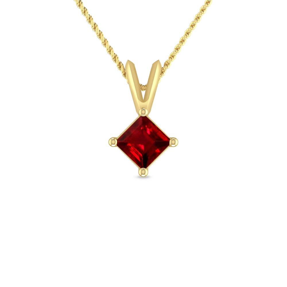 Yellow Gold - Ruby