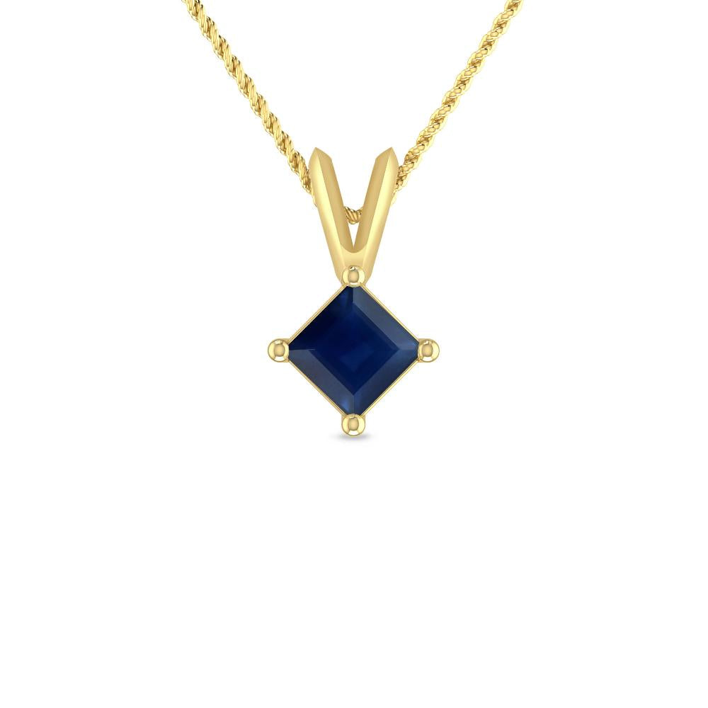 Yellow Gold - Sapphire