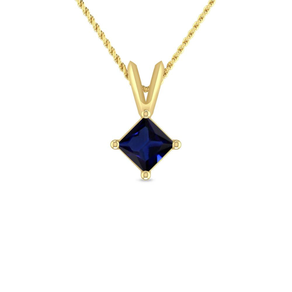 Yellow Gold - Sapphire