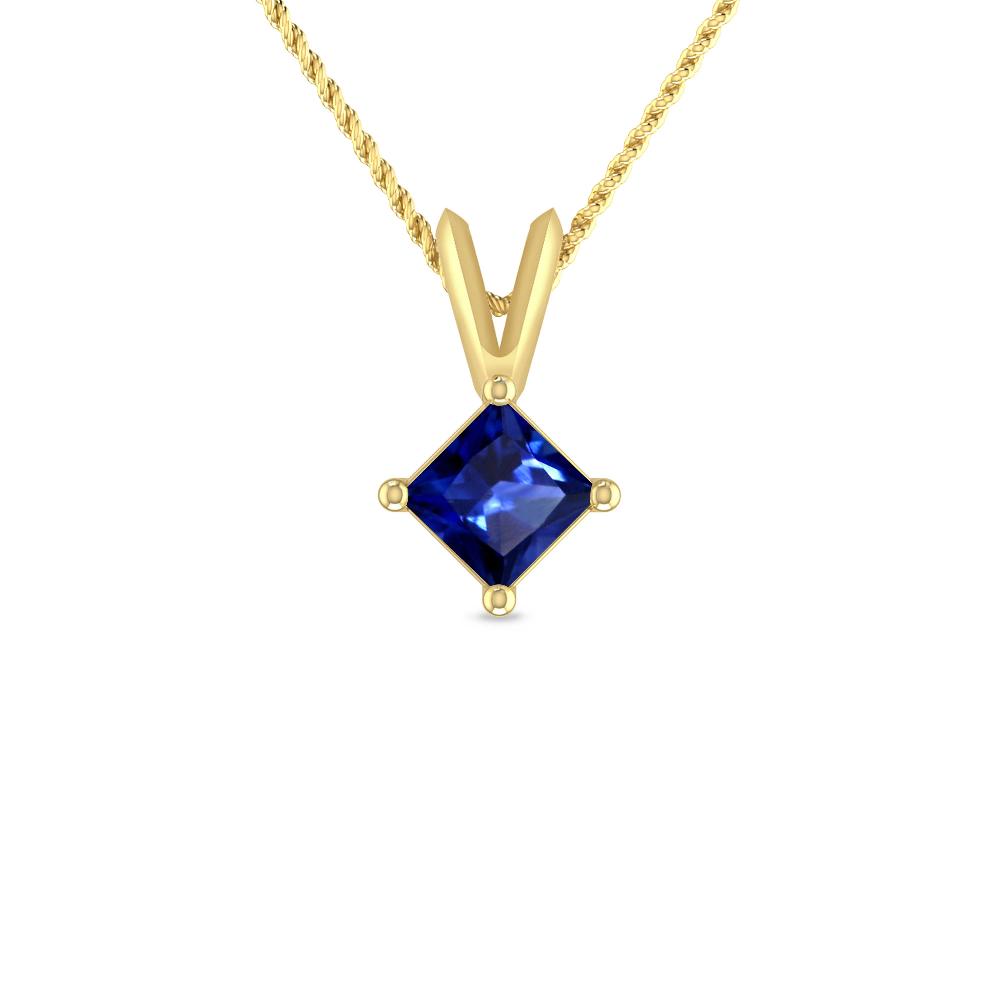 Yellow Gold - Sapphire