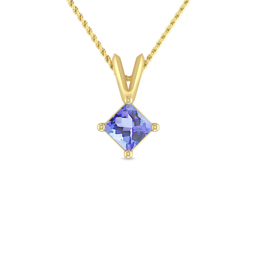 Yellow Gold - Tanzanite