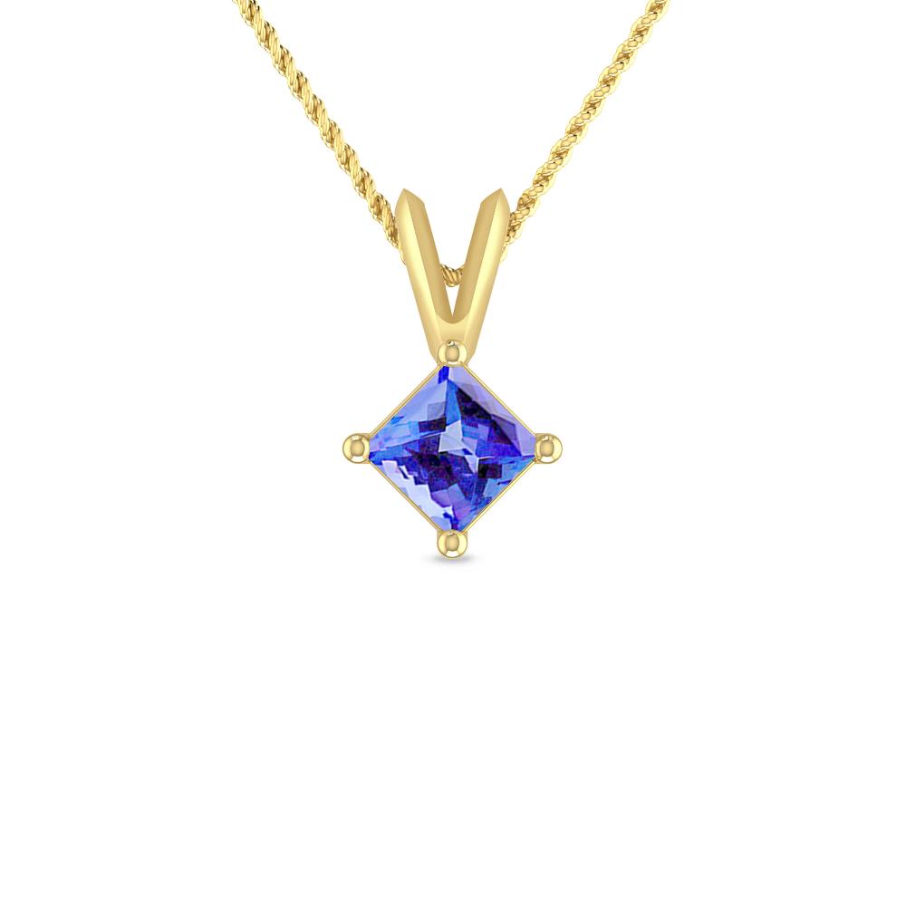 Yellow Gold - Tanzanite