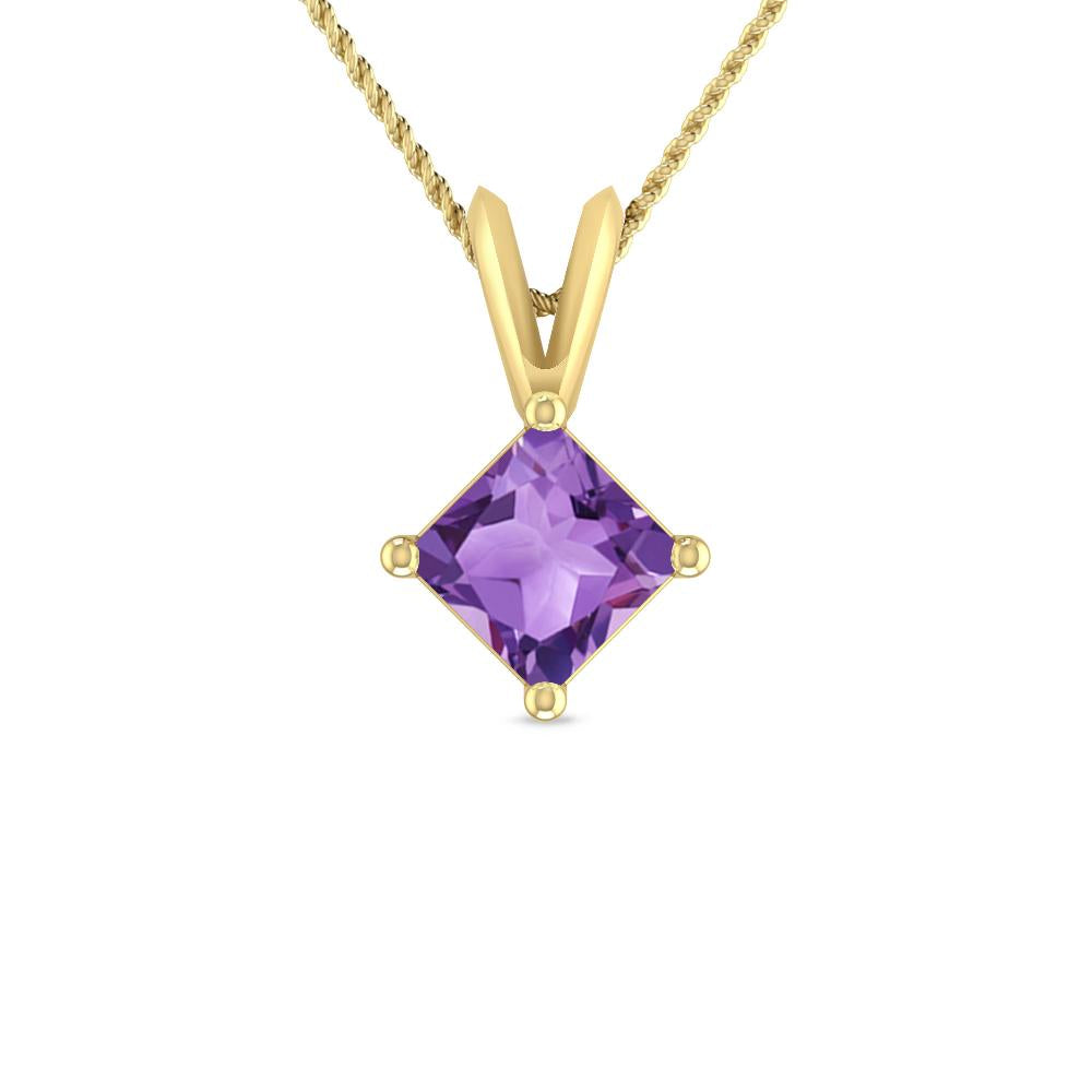 Yellow Gold - Amethyst