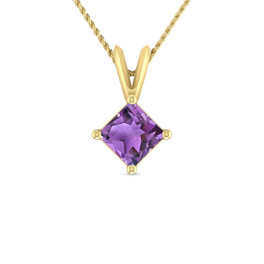 Yellow Gold - Amethyst