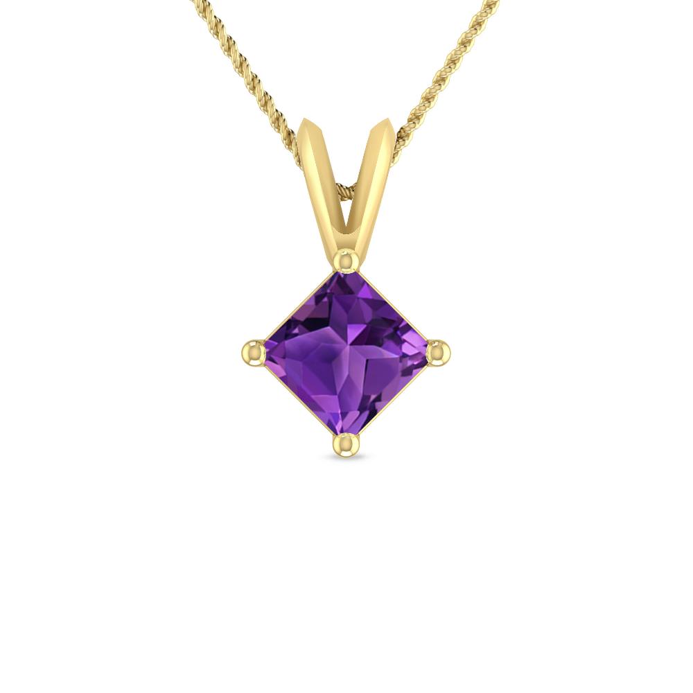 Yellow Gold - Amethyst