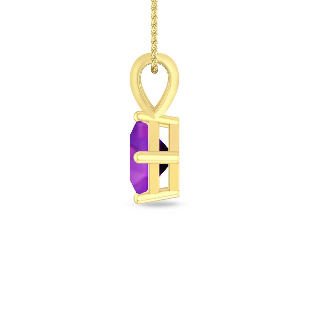 Yellow Gold - Amethyst