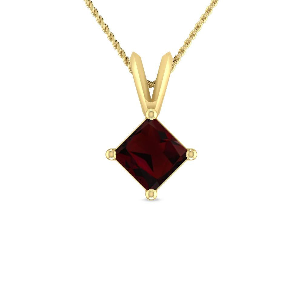 Yellow Gold - Garnet