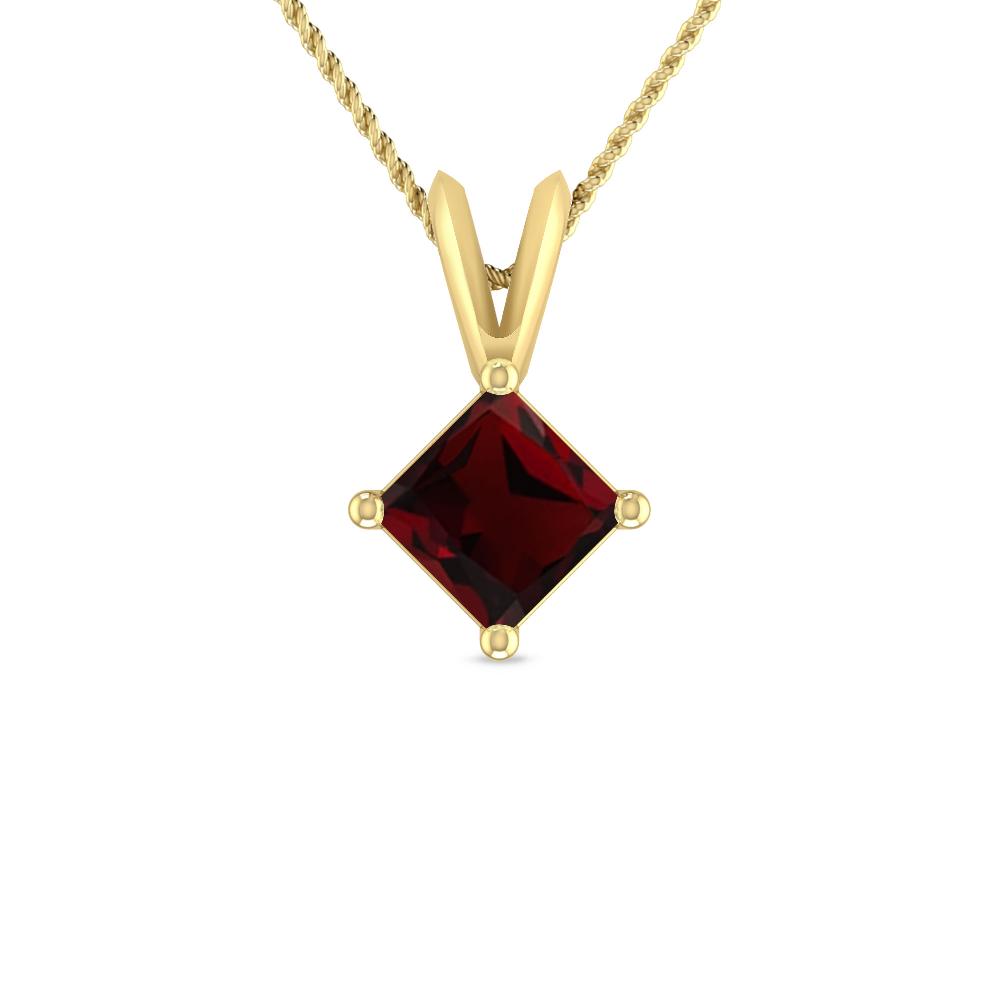 Yellow Gold - Garnet