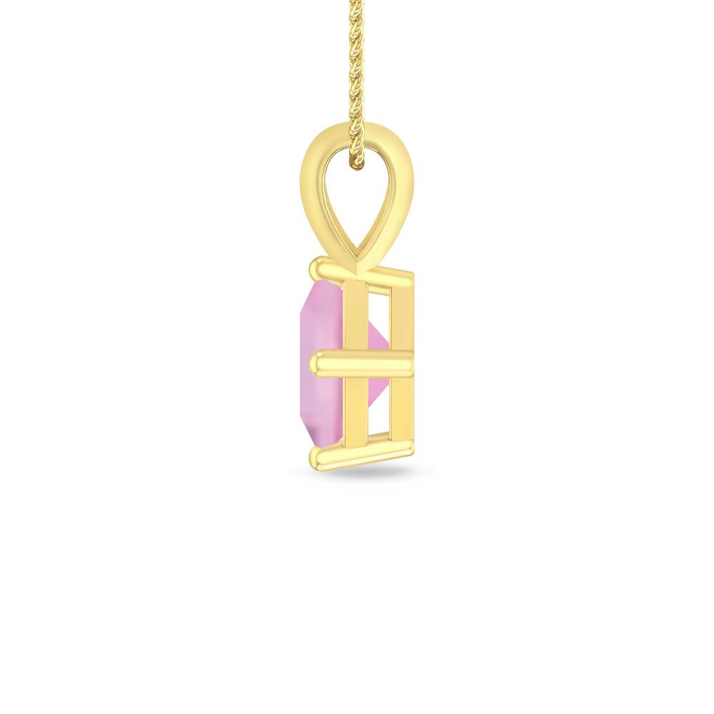 Yellow Gold - Pink Tourmaline